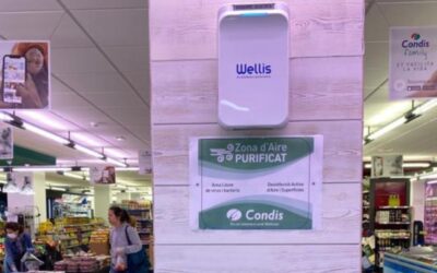 Condis compra purificadores de aire Wellisair en sus supermercados para hacer frente a los virus y bacterias